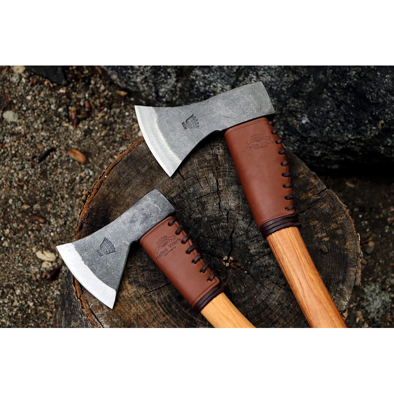 1844 Helko Werk Germany Leather Handle Guard - Hatchet Collar