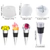 Voyyphixa 3 Pcs Resin Wine Stopper Molds with 4 Stopper,