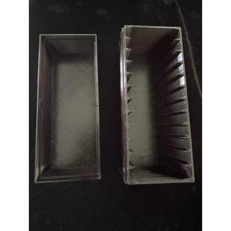 Storage Solutions 3DP Black Storage Box Holds 12x 10 oz