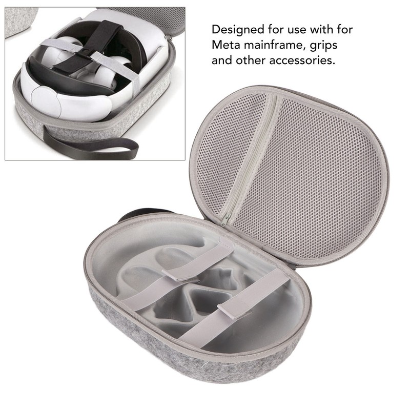 VR Hard Carrying Case EVA Large Capacity Portable Protective Storage