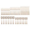 Oneida Full Rose Gold Piece Flatware Set, 40 Count, Metallic