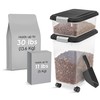 IRIS USA Dog Food Storage Container, 30 lbs & 11