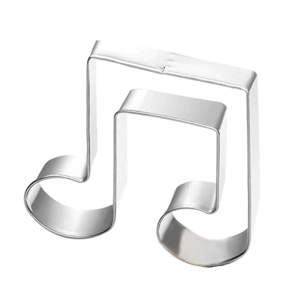 WJSYSHOP Musical Eighth Notes Music Note Cookie Cutter Stainless Steel