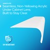 KastLite Curved Under Cabinet Light Cover Replacement | Smooth White