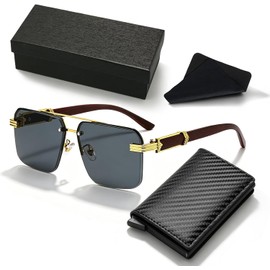 Lentes de Sol Mujer Polarizados, Lentes de Sol UV Mujer y Hombre, Lentes de Sol Classic vintage con Protección UV, Lentes de Sol para Hombre de Moda para Conducir, viajar, playa
