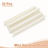 sourcing map 32 Pcs Mini Hot Glue Sticks, 0.28" Dia