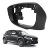 Side Mirror Cover Frame Black Decorative Door Side Wing Rearview