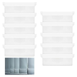 Slat Curtain Weighted Panels Pack of 10 Slat Curtain Replacement Parts Accessories 127 mm Weights for Vertical Blind Curtain for Curtain Door Window Accessories