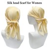 27.5'' Silk Feeling Scarf Medium Square Satin Head Neck Scarf
