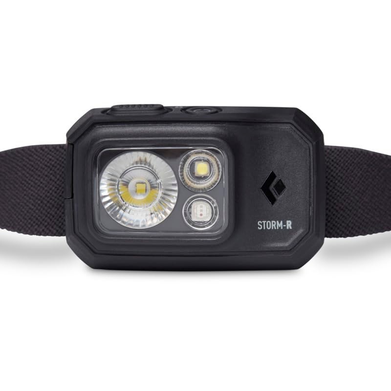 BLACK DIAMOND Storm 500-R Rechargeable LED Headlamp, Waterproof and Dimmable