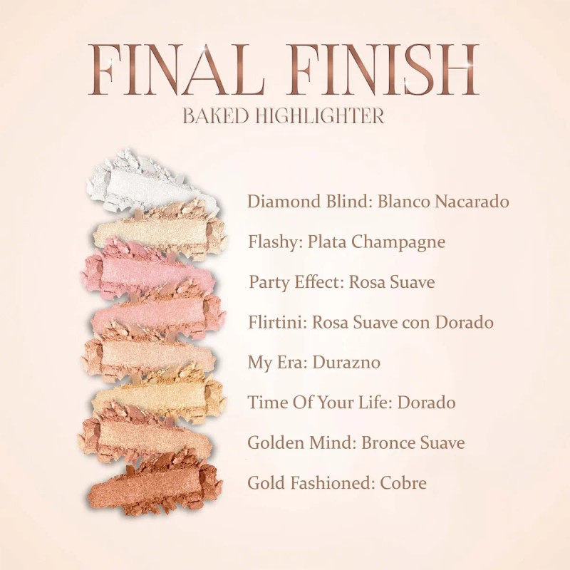 Iluminador Flawless Stay Final Finish Baked Beauty Creations Tono del
