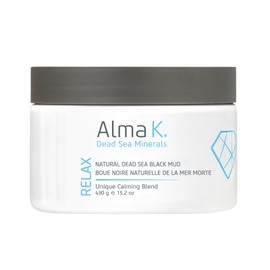 ALMA K Natural Dead Sea Black Mud Mask - Dead Sea Mud Mask for Women - Beauty Mask - Organic Mud Mask for Body - Natural Skin Care Products - 15.2 oz