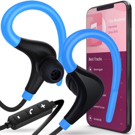 Retoo Kopfhörer Bluetooth Sport In-Ear, Sport Kabellose Kopfhörer für Joggen/Laufen, Sportkopfhörer, Laufkopfhörer, Wireless Kopfhörer On Ear, Wireless Headset bis 5 Stunden