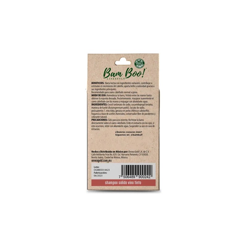 50 Pack Mix Shampoo Sólido Artesanal 80 G Bam Boo!