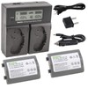 Kastar LCD Dual Smart Fast Charger & Battery (2 Pack)