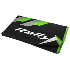 Skoda Motorsport Rally 000084500M Terry Towel Beach Towel 150 x 85 cm Black / Green