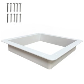ZOIZ RV Roof Vent Garnish Replacement Modular Installation Interior Trim Ring - 2.9" Vertical Leg Ceiling Garnish for 14"x14" RV Vents