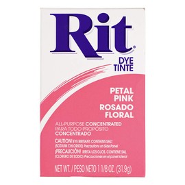 All Purpose Concentrated Rit Dye Powder Single Pack for Clothing, Décor, and Crafts – Petal Pink