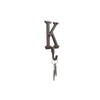 HANDCRAFTED NAUTICAL DÉCOR Rustic Copper Cast Iron Letter K Alphabet