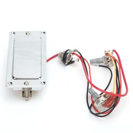 Guitar Pickup Set Doubel Coil Covered Kit Metal Accessory with Volume Tone Control for LP