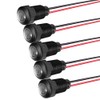 Gebildet 5pcs LED Plastic Indicator Light 220V Mounting Hole Size