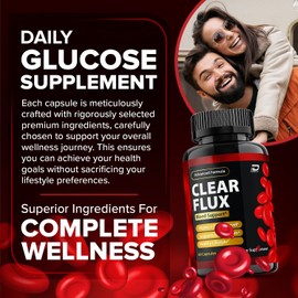 Clear Flux (5 Pack) Clear Flux Capsules - ClearFlux Advanced Supplement, Healthy Levels
