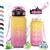Vikaster Drinking Bottle, Water Bottle with Straw 0.5 L, Sports