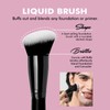 M9 Ultimate Blending with Slant Rounded LIQUID Foundation BRUSH