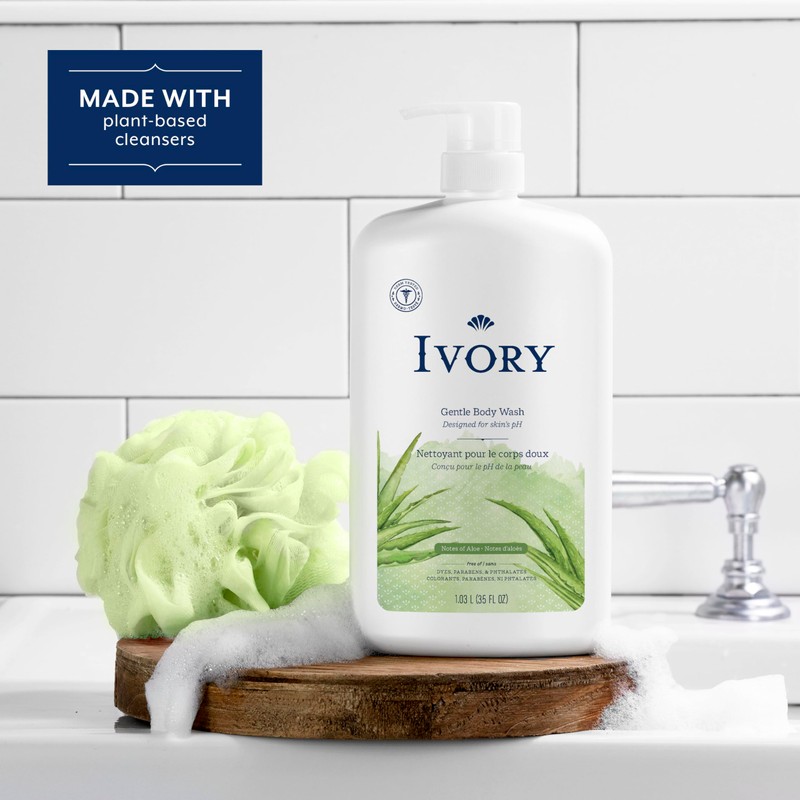 Ivory Gentle Body Wash, Designed for the Whole Family, Free