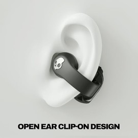 Skullcandy Push 720 - Auriculares Bluetooth inalámbricos de oído abierto, audífonos, impermeables, diseño ligero con clip, batería de 30 horas, estuch