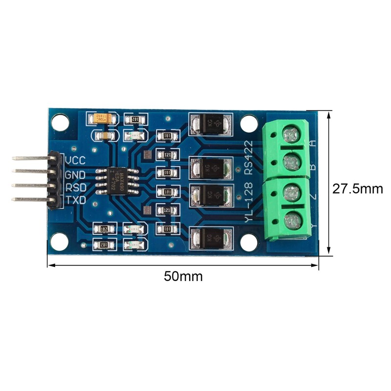 HALJIA RS422 Mutual Transfer TTL Bi-directional Signal Module Full-duplex 422