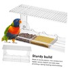 CORHAD Clear Window Bird Feeder with Suction Grip Outdoor Feeding