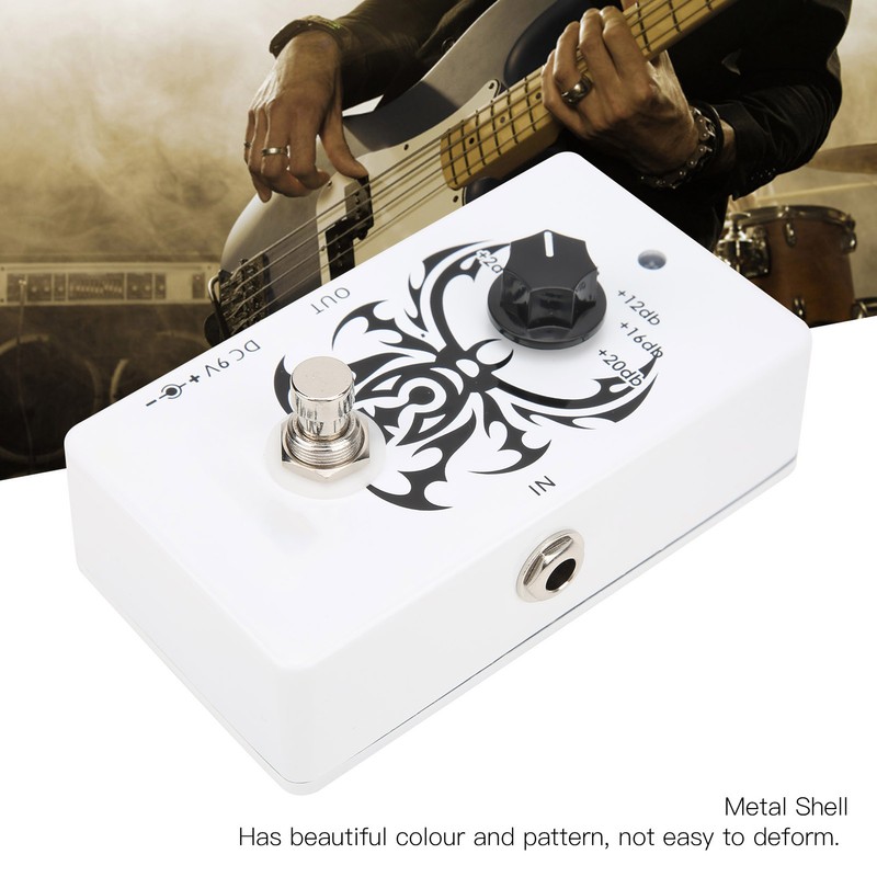 Guitar Effect Pedal Boost True Bypass Adjustable Portable Instrument Accessory