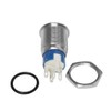 WITTKOWARE 22 mm Stainless Steel Push Button with LED Lighting