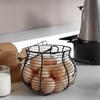 LINCOUNTRY. Farmhouse Wire Egg Baskets for Gathering Fresh Egg With