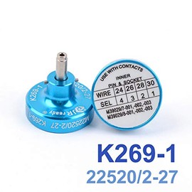 JRready K269-1 Positioner Crimp for Pin Terminal Contacts Crimper AS22520/2-01 NEW-AS2G Suitable for Connector MIL-DTL-26482 SERIES 2, MIL-DTL-81703 SERIES 3, CONTACT M39029/7-PIN M39029/8-SKT(1 PCS)
