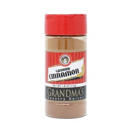 Grandma's Country - Premium Ground Cinnamon - 1.8 oz - Gourmet Grade Spices - 100% Cleaned and Processed in the USA