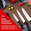Cheer Collection Chef Knife Set (7 Piece) with Rotating Stand