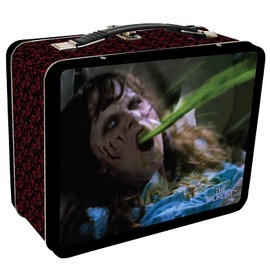 Factory Entertainment 408687 The Exorcist Tin Tote Collectible, Metal, Red, Black