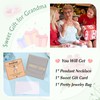 UNGENT THEM Mother's Day Gifts for Grandma Necklace Valentine's Day