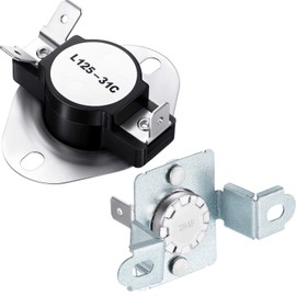 Dryer Element Compatible with LG including 6931EL3001F Thermostat, 6931EL3003D Thermal Fuse Thermostat (Style 2)