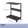 Bfttlity Large PC Stand Computer Tower Stand 2-Tier Metal CPU