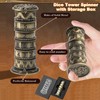 iFCOW Würfelkreisel 7 in 1 Metall Roulette Würfel Spinner D4