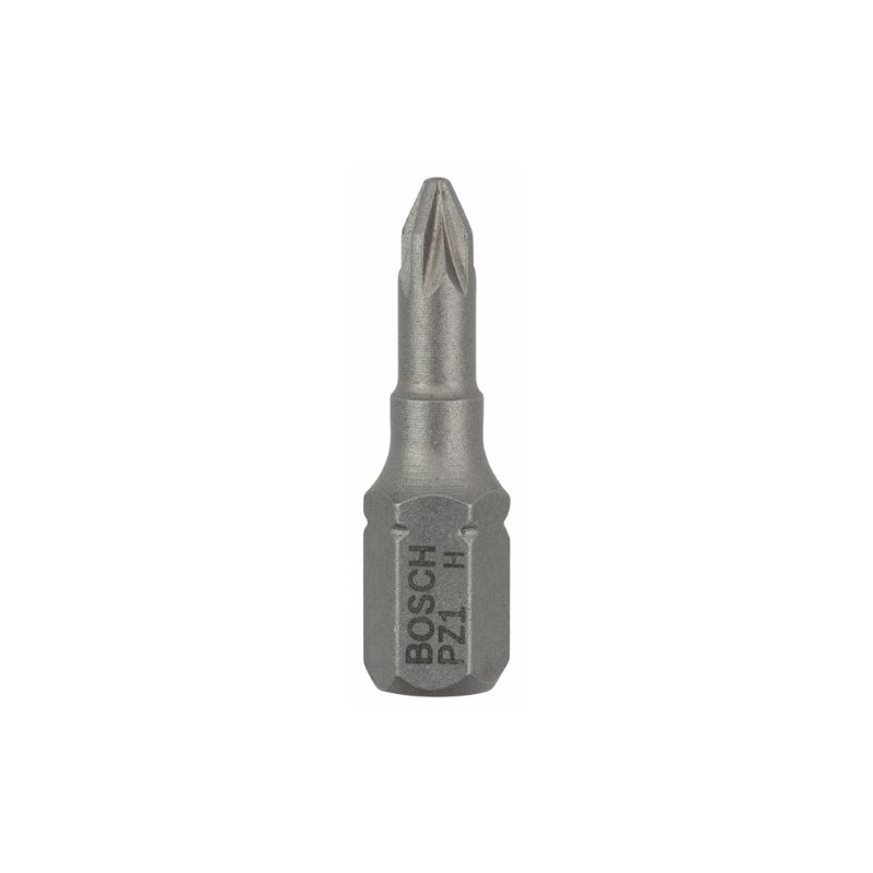 Bosch Professional Bit Extra-Hart für Pozidriv-Kreuzschlitzschrauben (PZ1, Länge: 25 mm,