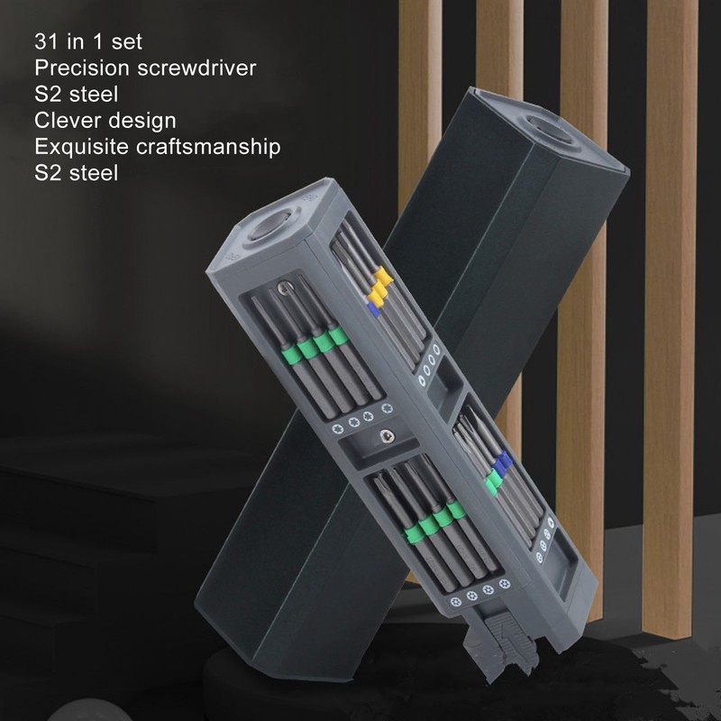 Mini Screwdriver Set S2 Steel Anti Slip Easy Grip Screwdriver