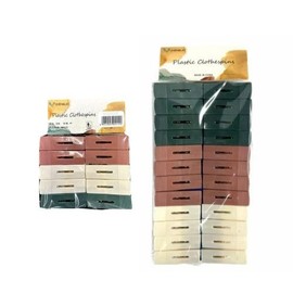 Modern Style Clothespins 10-Pack/24-Pack (210-10P, 210-24P) Modern Clothespins 210-24P (Random Color) 7ea