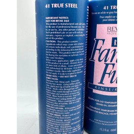 Revlon Lot of 2 NOS Revlon Roux Fanci-Full Temp Hair Color Rinse #41 TRUE STEEL 15.2oz