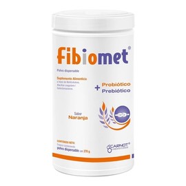 Suplemento Alimenticio Fibiomet Polvo Sabor Naranja, 270 gr