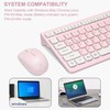 Wireless Keyboard and Mouse Combo, Reccazr 2.4G Full-Sized Keyboard and