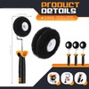 Leumoi 3 Pieces Drywall Corner Rollers Drywall Corner Compound Roller
